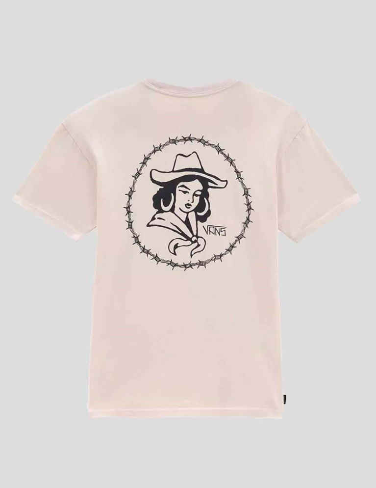 Camisa VANS escolhah berle vintage ss tee beige